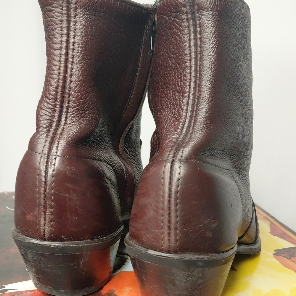 Abilene Boot Co. Dark Brown Western Boots - Picture 5 of 10
